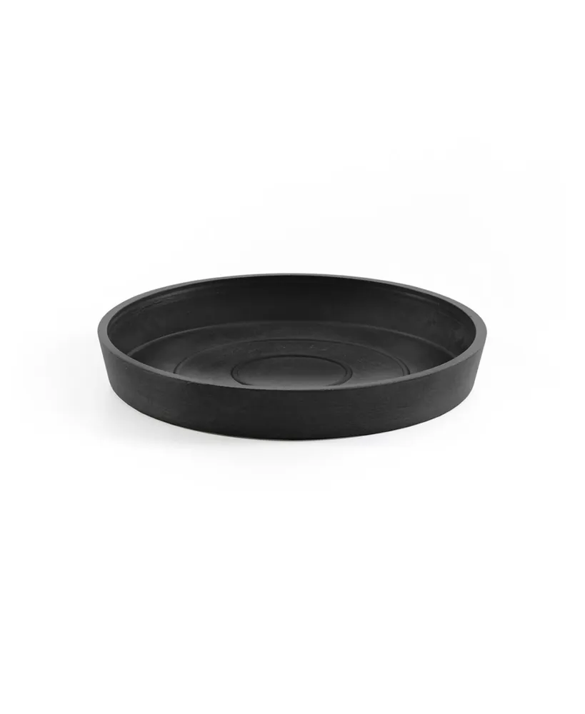 Ecopots Round Modern Indoor and Outdoor Planter Saucer, 6in