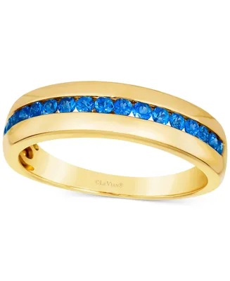 Le Vian Men's Cornflower Sapphire Band (5/8 ct. t.w.) in 14k Gold