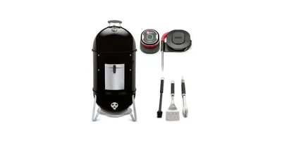 Weber Smokey Mountain Cooker 18-Inch Smoker All-In-One (5 Pieces)