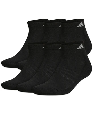 adidas Men's Cushioned Athletic 6-Pack Low Cut Socks