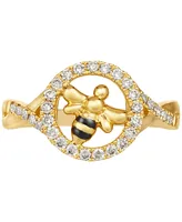 Le Vian Nude Diamond Bee Ring (1/3 ct. t.w.) in 14k Gold