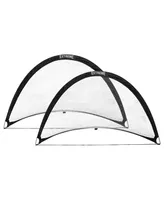 Champion Sports Children's Large Soccer Pop Up Goal for Beginners or Experienced Players