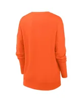 Women's Nike Orange Chicago Bears Rewind Playback Icon Performance Pullover Sweatshirt