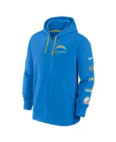 Men's Nike Powder Blue Los Angeles Chargers Surrey Full-Zip Hoodie