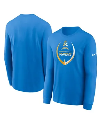 Men's Nike Powder Blue Los Angeles Chargers Icon Legend Long Sleeve Performance T-shirt