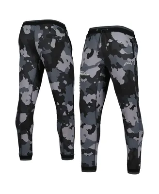Men's and Women's The Wild Collective Black Los Angeles Chargers Camo Jogger Pants