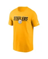 Men's Nike Gold Pittsburgh Steelers Muscle T-shirt