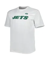 Men's Fanatics White New York Jets Big and Tall Hometown Collection Hot Shot T-shirt