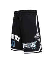 Men's Pro Standard A.j. Brown Black Philadelphia Eagles Player Name and Number Shorts