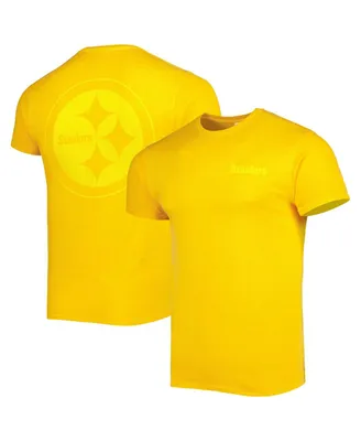 Men's '47 Brand Gold Pittsburgh Steelers Fast Track Tonal Highlight T-shirt