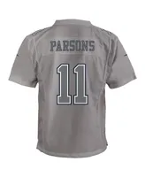 Big Boys Nike Micah Parsons Gray Dallas Cowboys Atmosphere Game Jersey