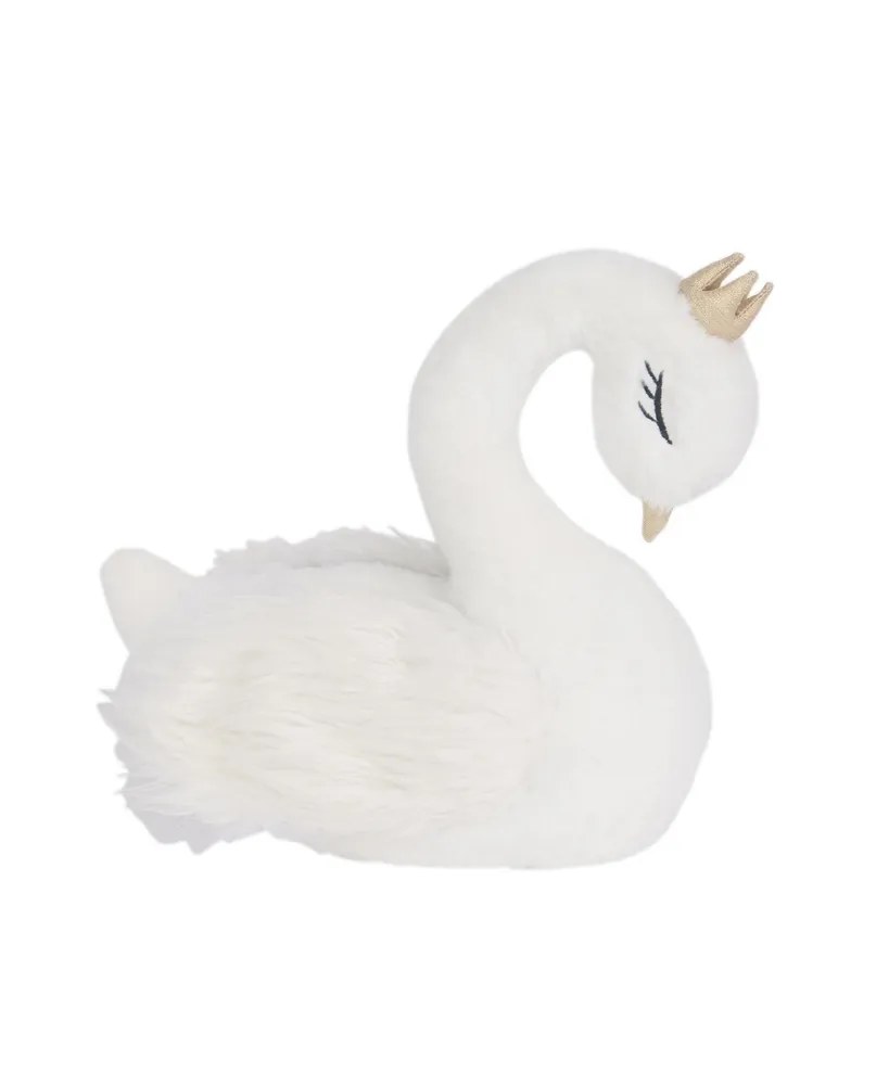 Lambs & Ivy Signature Swan Princess Plush White Stuffed Animal Toy - Princess