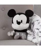 Disney Baby Mickey Mouse Black/White Plush Stuffed Animal Toy by Lambs & Ivy