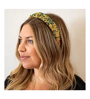Women's All That Glitters Headband - Green + Gold
