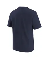 Big Boys Nike Navy Dallas Cowboys Logo T-shirt