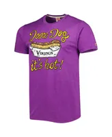 Men's Homage Purple Minnesota Vikings Dome Dog Hyper Local Tri-Blend T-shirt