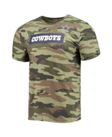 Men's Jaylon Smith Camo Dallas Cowboys Caudron Name and Number T-shirt