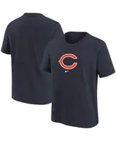 Big Boys Nike Navy Chicago Bears Logo T-shirt