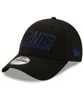 Men's New Era Black New York Giants Wordmark Momentum 9FORTY Adjustable Snapback Hat