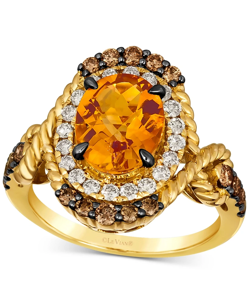 Le Vian Cinnamon Citrine (2