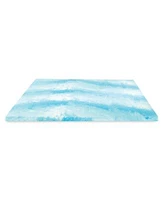Prosleep Cooling Gel Swirl 3 Memory Foam Mattress Toppers