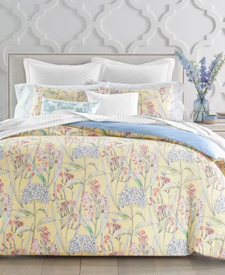 Charter Club Damask Designs 300-Thread Count Hydrangea 3-Pc. King Comforter Set, Created for Macy's