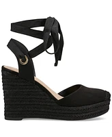 I.n.c. International Concepts Women's Maisie Lace-Up Espadrille Wedge Sandals, Created for Macy's