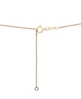 Wrapped Diamond Boy Pendant Necklace (1/20 ct. tw) in 10k Gold, 18" + 2" extender, Created for Macy's