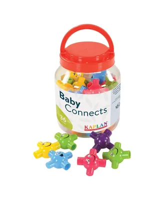 Kaplan Early Learning Baby Connects Happy Face Connecting Balls - 36 Pieces
