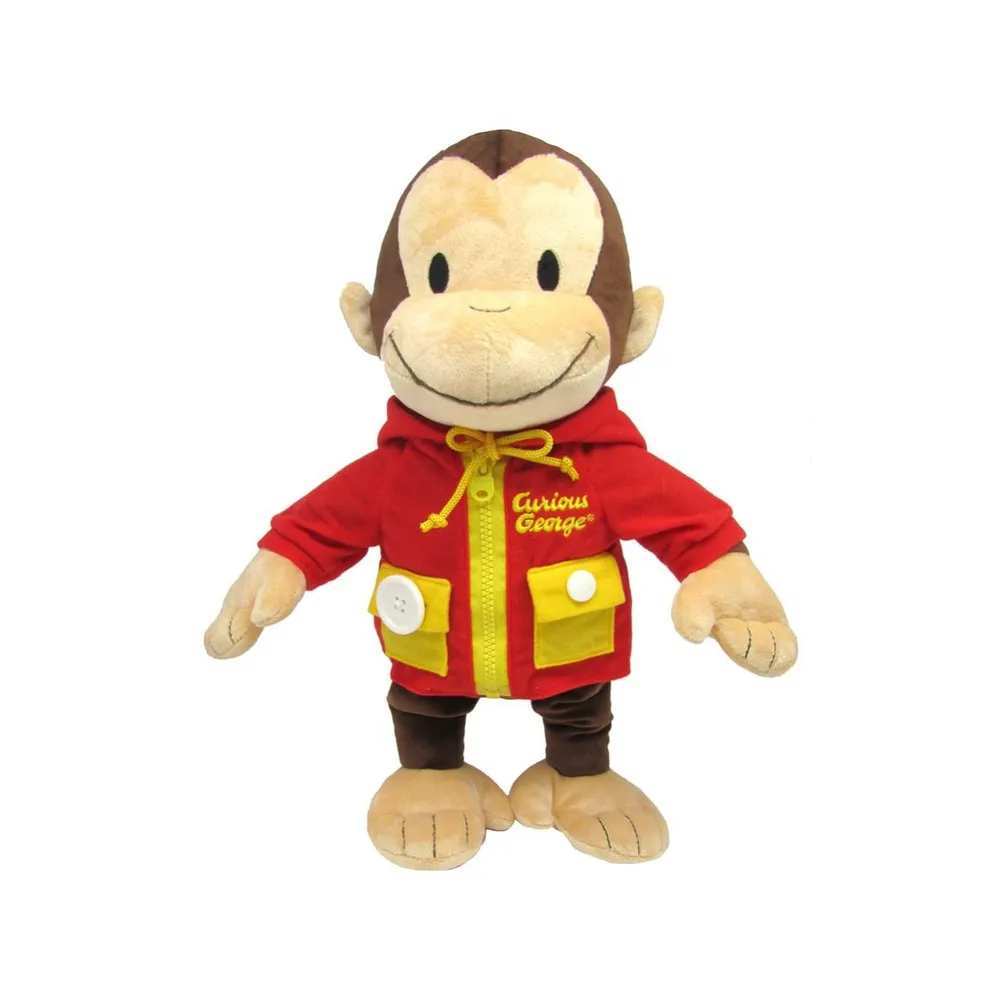 Kids Preferred Learn to Dress Curious George Plush