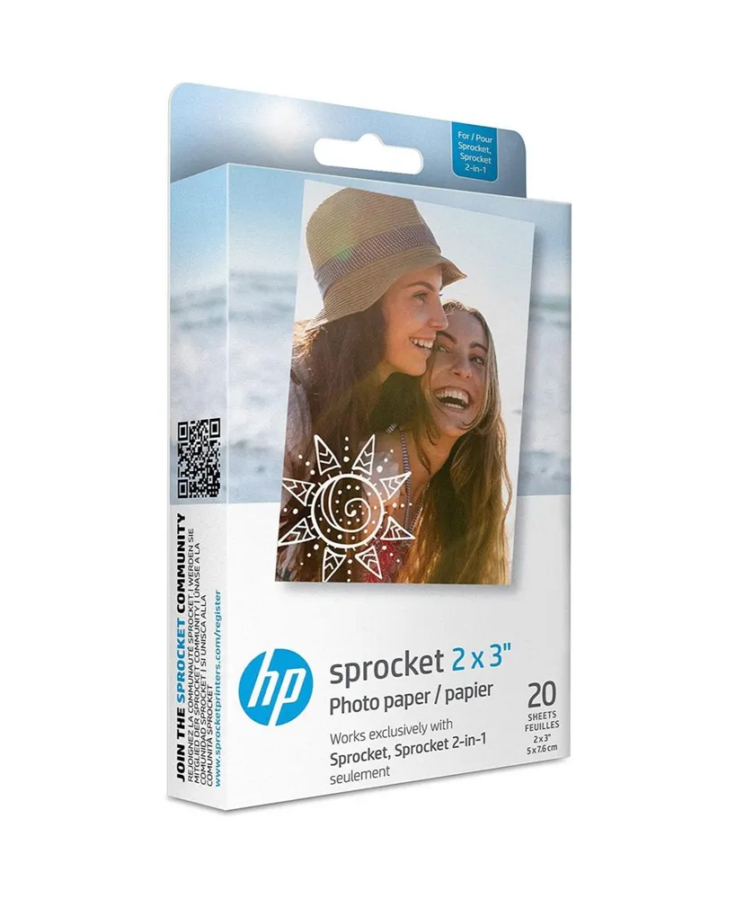 Papier photo HP Sprocket 2x3 Zink Sticky Back (100 feuilles