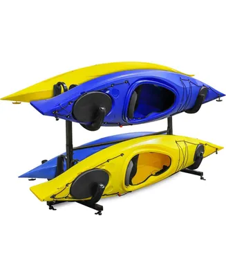 Raxgo Kayak Storage Rack, Freestanding Kayak Rack, Storage for 4 Kayak