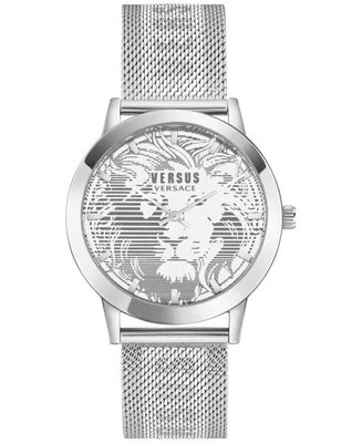 Versus Versace Men's Barbes Domus Stainless Steel Mesh Bracelet Watch 40mm