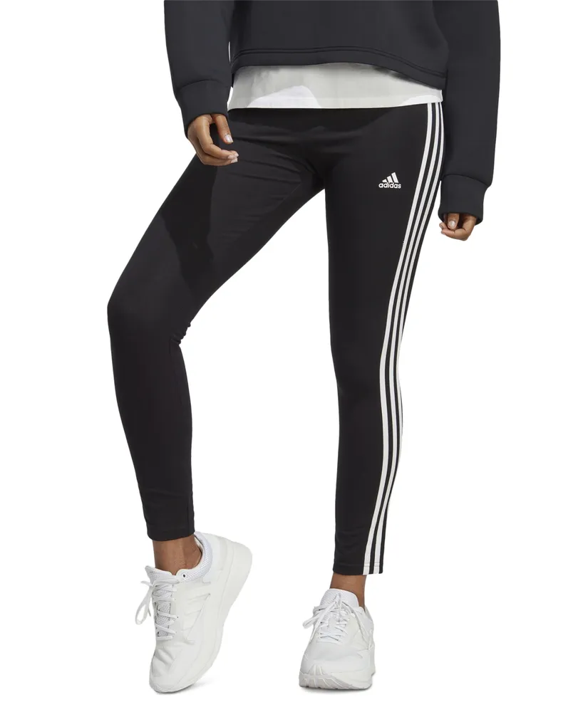 adidas Women's 3-Stripe High-Waist Full Length Training Leggings