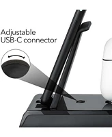 Wasserstein 2-in-1 Charging Station for Google Pixel, Samsung Galaxy, Moto One, and Other Usb-c Phones/Wireless Earbuds