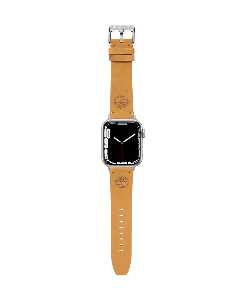 Timberland Unisex Ashby Wheat Genuine Leather Universal Smart Watch Strap 22mm