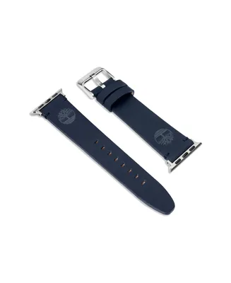 Timberland Unisex Ashby Dark Blue Genuine Leather Universal Smart Watch Strap 20mm