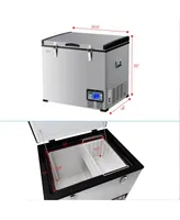Costway 63-Quart Portable Electric Car Cooler Refrigerator / Freezer