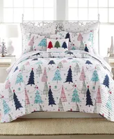 Levtex White Pine Whimsical Trees -Pc. Quilt Set