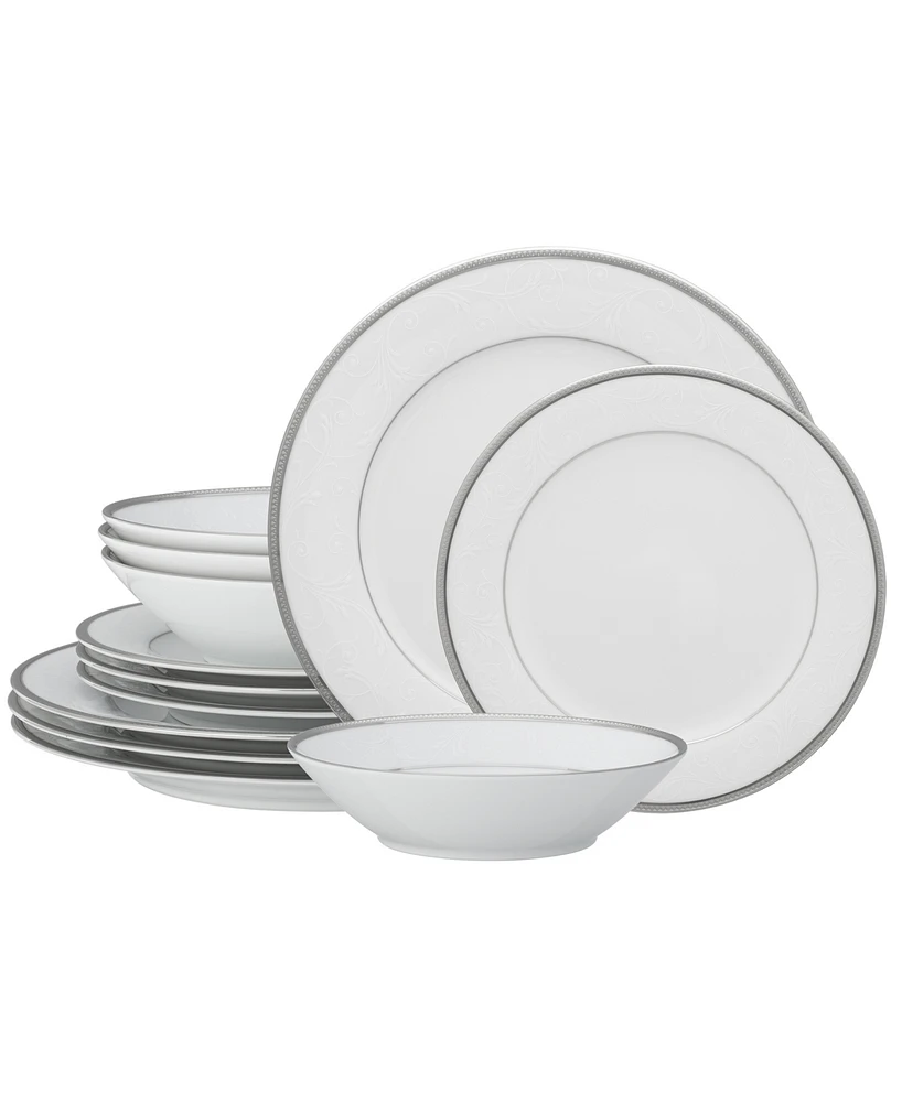 Noritake Regina 12 Piece Set, Service For 4