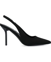 Journee Collection Women's Elenney Pointed Toe Slingback Pumps