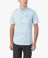 O'Neill Men's Seafaring Stripe Short Sleeve Standard Shirt