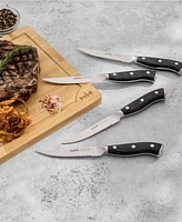 JoyJolt 4 Piece Steak Knife High Carbon Steel Kitchen Knife Set