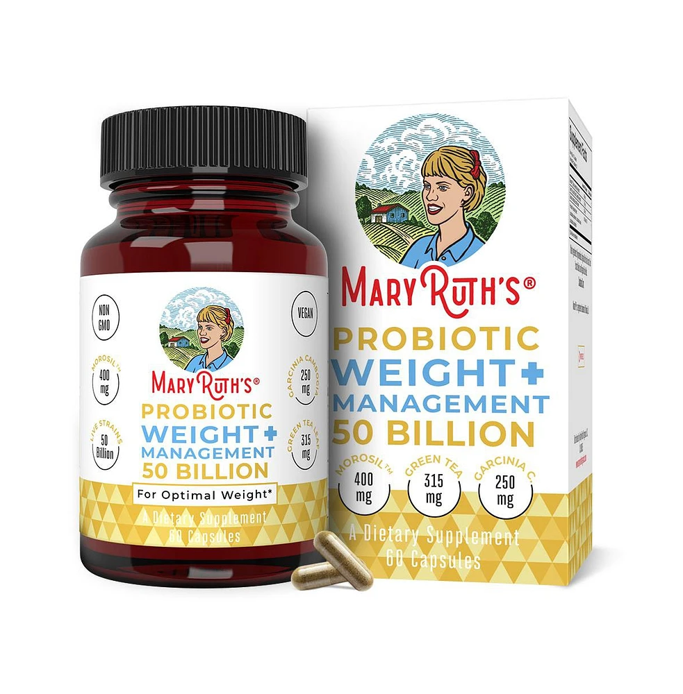 MaryRuth's Probiotic Weight+ Management 50 Billion Cfu