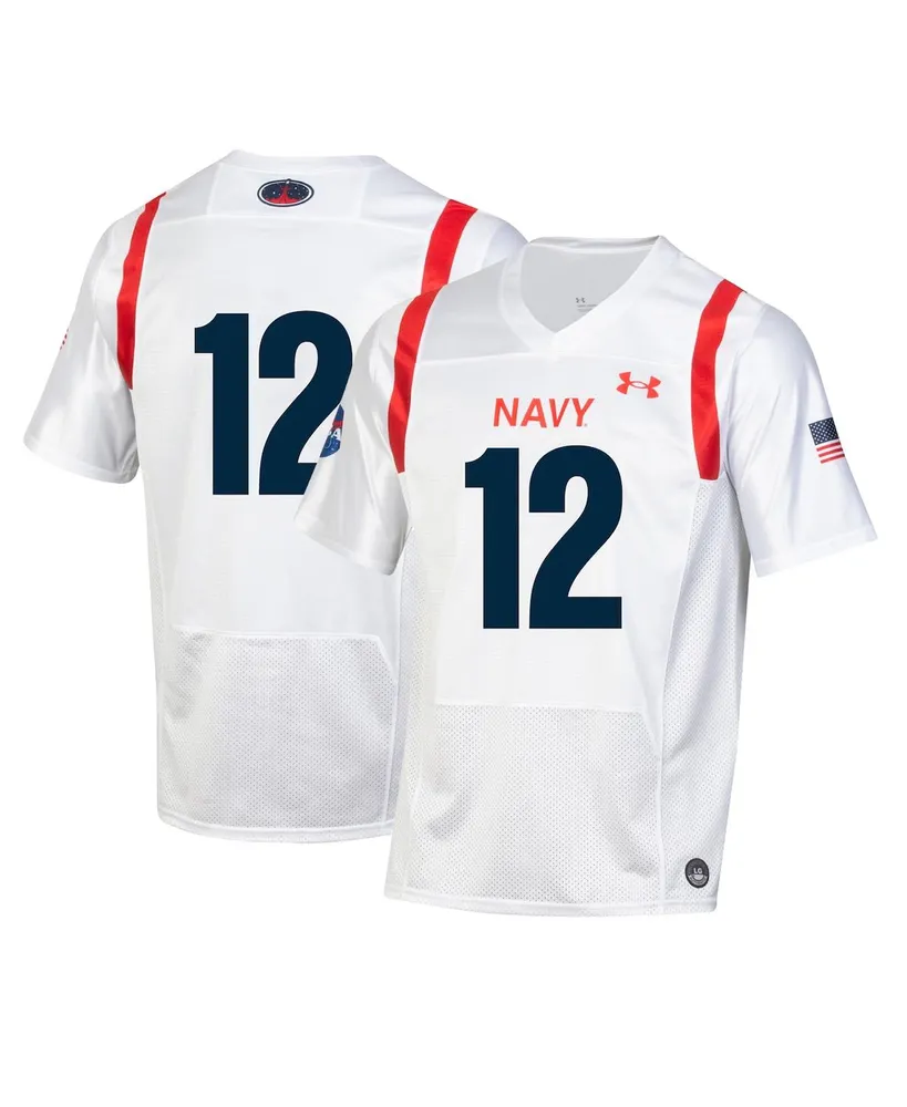 Big Boys and Girls Under Armour White Navy Midshipmen 2022 Special Games Replica Jersey