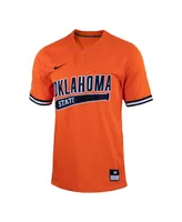 Men's Nike Orange Oklahoma State Cowboys Two-Button Replica Baseball Jersey