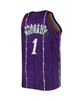 Men's Mitchell & Ness Tracy McGrady Purple Toronto Raptors Big and Tall Hardwood Classics 1998-99 Swingman Jersey