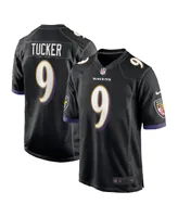 Nike Men's Justin Tucker Baltimore Ravens Player Game Jersey