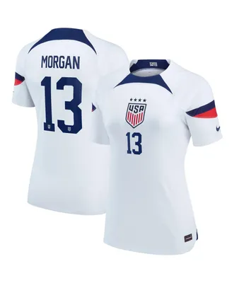 Women's Nike Alex Morgan White Uswnt 2022/23 Home Breathe Stadium Replica Player Jersey