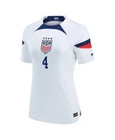 Women's Nike Becky Sauerbrunn White Uswnt 2022/23 Home Breathe Stadium Replica Player Jersey